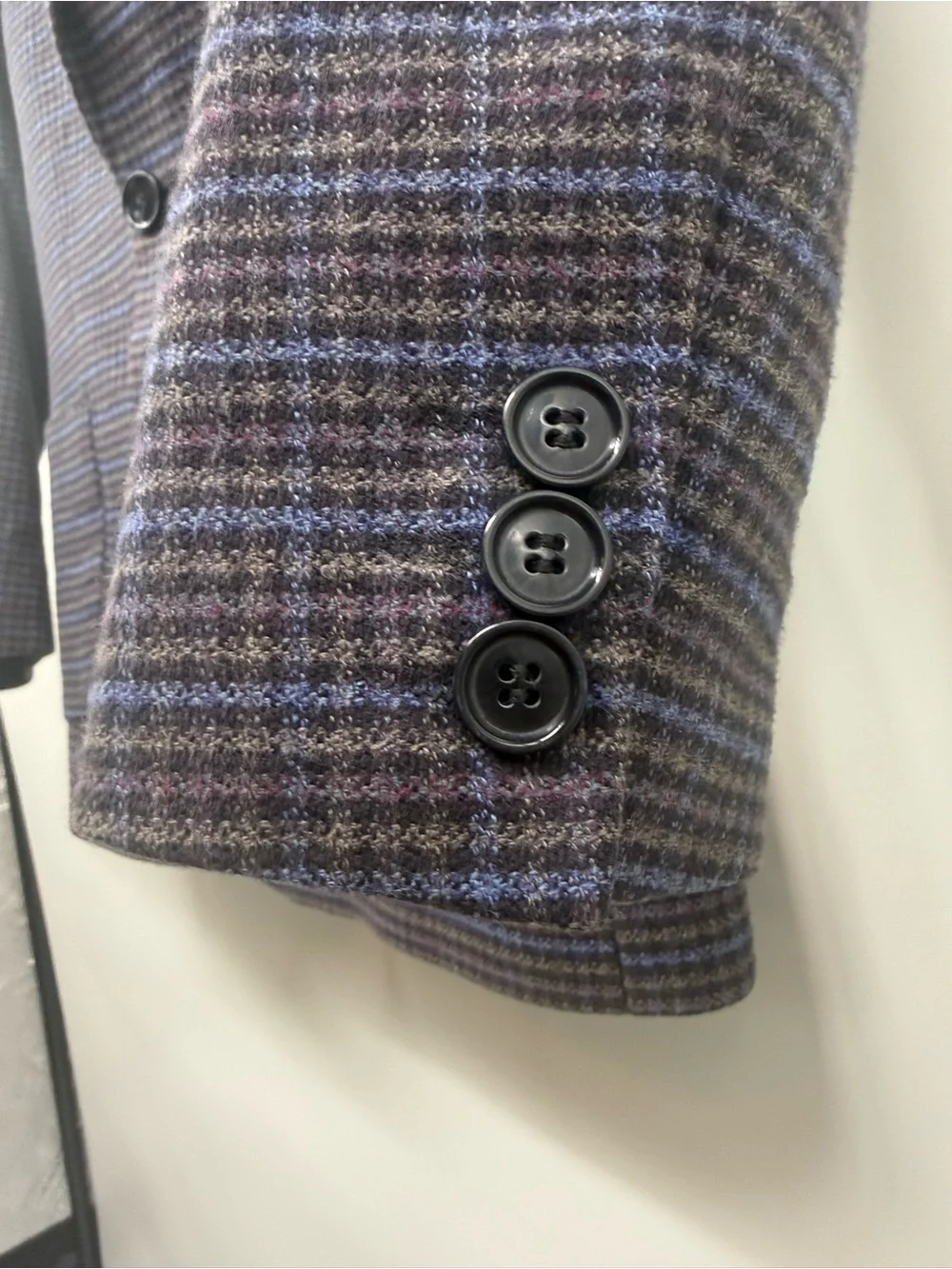Alfa Perry Slim  Fit Boys Plaid Blazer SZ 10